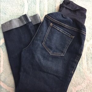 Old Navy Cuffed Maternity Crop Pants